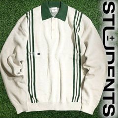 め*ン様 NICENESS ナイスネス MOORE ラガーシャツ ラグビーシャツ