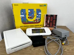 ÷2 【本体通電確認済み・動作未確認】 Nintendo WiiU SUPER MARIO MAKER SET WiiU スーパーマリオメーカーセット 本体 【ゲーム機本体】 【2】