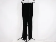 GUCCI　グッチ 675762 ZAH1H ストレッチベルベット フレアパンツ コットン 黒 レディース ベルベット/ベロア　36のサムネイル