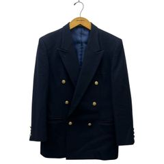 NEWYORKER ニューヨーカー ダブルテーラードジャケット 紺ブレ 金釦 ネイビー 11AR