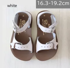 【新品・未使用】saltwater（ソルトウォーター）surfer  white    size9-12（16.3-19.2cm） 靴 キッズ サンダル