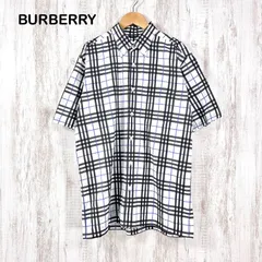 BURBERRY LONDON バーバリーロンドン チェック BD ボタンダウン 半袖 シャツ