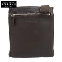 Salvatore Ferragamo サルヴァトーレフェラガモ レザー クロスボディバッグ メンズ ブラウン FZ-24