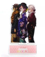 [중고] 아크릴 스탠드 아크릴 패널 린 & 우미코 & 시즈쿠 특대 아크릴 피규어 [NEW GAME! 팝업 스토어] 구입 추첨회 A 상경품