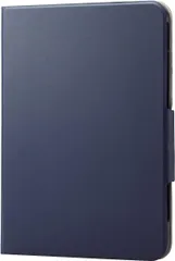 9506 エレコム iPad 第11世代 A16 11インチ (2025) 10.9インチ 第10世代 (2022) ケース カバー フラップケース フリーアングル ソフトレザー素材 オートスリープ/ウェイク対応 ネイビー TB-A22RWVFUNV