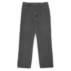ラスラー RUSTLER 00s 2000年代 87621BK 先染めブラックデニムパンツ ジーンズ ストレート Wrangler ラングラー USA ヴィンテージ アメリカ 古着 メンズ 501 200 黒 W32 L30【中古】