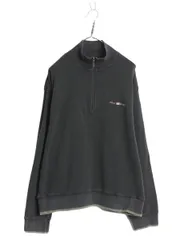 【お得なクーポン配布中!】 00s ポロスポーツ ラルフローレン ハーフジップ スウェット メンズ XL / オールド トレーナー ワッフル プルオーバー ストレッチ 星条旗 黒
