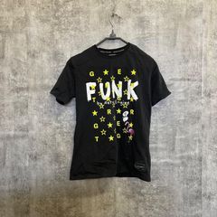 【k-251】RETRO ENGINE Tシャツ 黒 ブラック メンズM相当 プリントTシャツ 星柄 フラミンゴ 半袖Tシャツ カジュアルTシャツ レトロエンジン デザインTシャツ