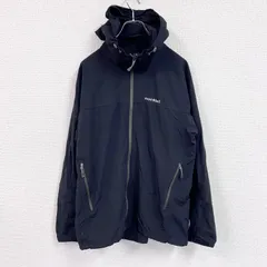 古着 used　mont-bell　モンベル　O.D.パーカ 　ナイロンジャケット/フーディー　黒　ブラック　Mサイズ