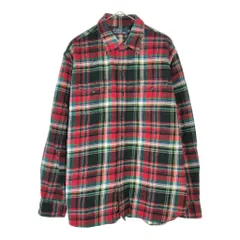 Polo by Ralph Lauren ポロ ラルフローレン ウエスタンフランネルシャツ チェック マルチカラー(メンズ XL)中古 古着 X4978
