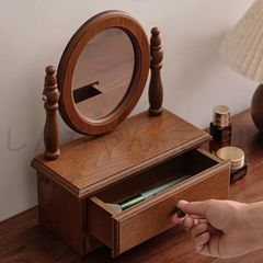 アナスイ風ドレッサー 鏡台 青紫系 三面鏡 収納有 ギャル テレビ台