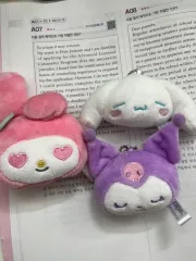 (日本)サンリオ キャラクター ぬいぐるみ キーホルダー (シナモロール/マイメロディ/クロミ)