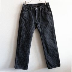 【美品】IRON HEART【 824 21oz ウォバッシュ エンジニアペインターパンツ ブラック】W34 アイアンハート 26030280