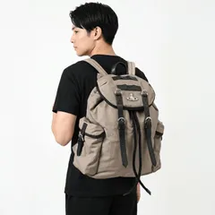 新品 ヴィヴィアンウエストウッド Vivienne Westwood バッグ バックパック リュック ハイランド レディース メンズ カーキ 43010072U W001Y M410のサムネイル