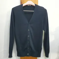 ユニクロ U ウールブレンドリラックスフィットカーディガン(100)