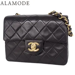 CHANEL(シャネル) マトラッセ ココマーク チェーンショルダーバッグ ショルダーバッグ 肩掛け 斜め掛け ミニマトラッセ ラムスキン ブラック黒 ゴールド金具 A01115 レディース 40802173887【中古】【アラモード】