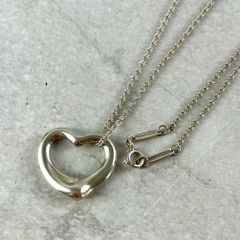 ◇ティファニー ハートキー オープンハート エリプスチェーン 