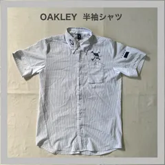 OAKLEY 　オークリー　ゴルフウェア　GOLF　ゴルフ　半袖シャツ　夏物　スポーツ　ロゴ刺繍　かっこいい　XL　メンズ