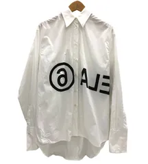 美品/Maison Margiela メゾンマルジェラ/リボンシャツ サイズ36 白 ホワイト ブラウス/レディース/FB3284のサムネイル