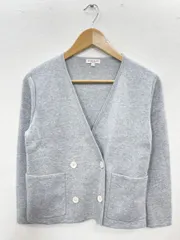 DEMYLEE デミリー ダブルボタン ニット カーディガン sizeS/グレー ■◇レディース