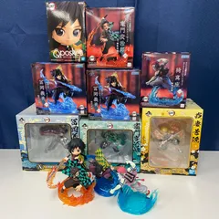 鬼滅の刃 プライズ 一番くじ フィギュア 開封済み混在 被りあり まとめ 計8点 富岡義勇 （ME28-3819)