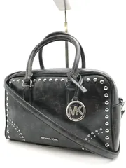 美品　MICHAEL KORS　マイケルコース　ショルダーバッグ　2WAY　レザー　ブラック系　1191