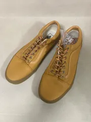 新品 オールドスクール レザー ウィートブラウン 本革 Vans Old Skool