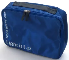 【中古】バッグ NiziU トラベルポーチ 「NiziU Live with U 2022 ”Light it Up”」