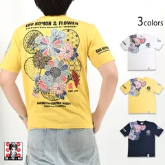半袖Tシャツ「花と江戸小紋」◆爆烈爛漫娘のサムネイル