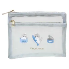 【メール便】モイミー 薄型ポーチ フラットポーチ ねこ クーリア 小物入れ かわいい グッズ 