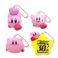 【中古】雑貨 全4種セット ぷっくりラバーマスコット 「星のカービィ 30th」