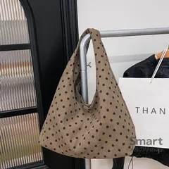 トートバッグ レディース 水玉 コーデュロイ 脇下バッグ ショルダーバッグ 手提げ M260312-2