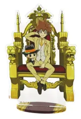 【中古】アクリルスタンド・アクリルパネル 沢田綱吉＆リボーン アクリルスタンド 「くじメイト 家庭教師ヒットマンREBORN! part.1」 B-1賞