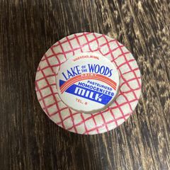 ビンテージミルクキャップ ジャンクジャーナル アメリカン雑貨 USA