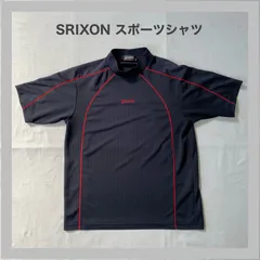 SRIXON　スリクソン 　GOLF　ゴルフ　半袖　スポーツウェア　スポーツシャツ　ロゴ刺繍　夏物　スポーツ　メンズ　M