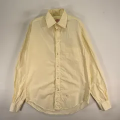 古着 60's～70's/60年代～70年代 ヴィンテージ ブルックスブラザーズ Brooks Brothers 長袖シャツ 6ボタン Makers XS  イエロー系 無地 メンズ