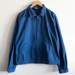【90s/】POLO RALPH LAUREN 【スイングトップ ジャケット】L ブルー ジャケット ラルフローレン s2603042