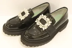 【中古】 ORiental TRaffic レディースシューズ 38 ローファー ORiental TRaffic 38 黒 ブラック 無地