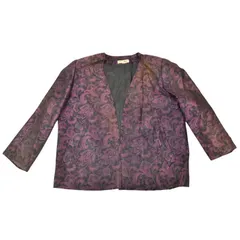 ヴィンテージ レトロ古着 ジャケット  紫系