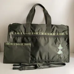 新品　レスポートサック　ムーミン　ラージ　2way　ポーチ付き　旅行バッグ　ボストンバッグ
