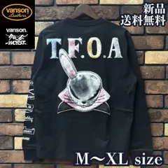 バンソン vanson×クローズ T.FO.A デスラビ 刺繍 袖スター スウェット