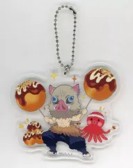 【中古】雑貨 [単品] 嘴平伊之助 ご当地イラスト大阪 アクリルチャーム 「鬼滅の刃 全集中展 -無限列車編・遊郭編-」 大阪会場限定ver.