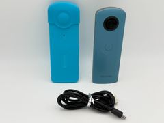 リコー シータ V 360度カメラ 本体 ケース付き 動作確認済み 底面キズ