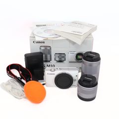 Canon EOS M10 ミラーレスカメラ レンズ2本付き - メルカリ