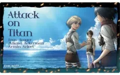 【中古】アクリルスタンド・アクリルパネル F.エレン＆ミカサ＆アルミン ミニアクリルブロック 「進撃の巨人」