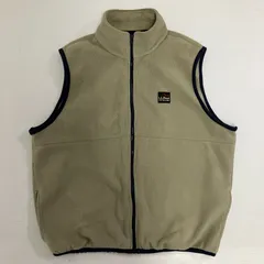 ◆ L.L.Bean エルエルビーン その他アウター ジップアップフリースベスト フリース ボア USA製 Mサイズ  ベージュ系 ヴィンテージ メンズ 古着
