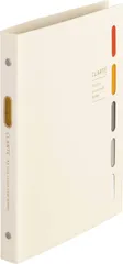 マルマン ルーズリーフ バインダー A5 クラルテ 20穴 アイボリー F415-14