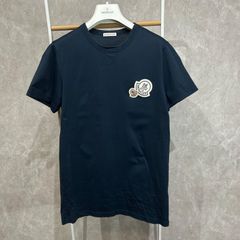 wワッペンTシャツネイビー | Mercari