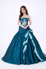 GRACE ウェディングドレス ブルー グラデーション 9-13T - メルカリ