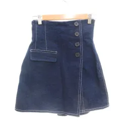 スナイデル SNIDEL 22SS ショートパンツ デニム地 0 インディゴブルー ■YHS10 レディース